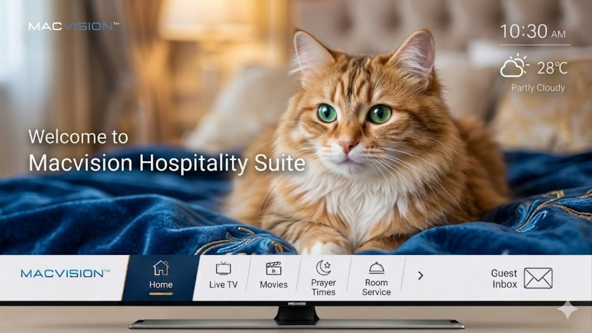 MACVISION middleware interface for Yanbu IPTV and Smart TV